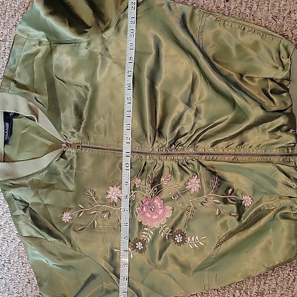 Polyester Bomber Jacket - image 7